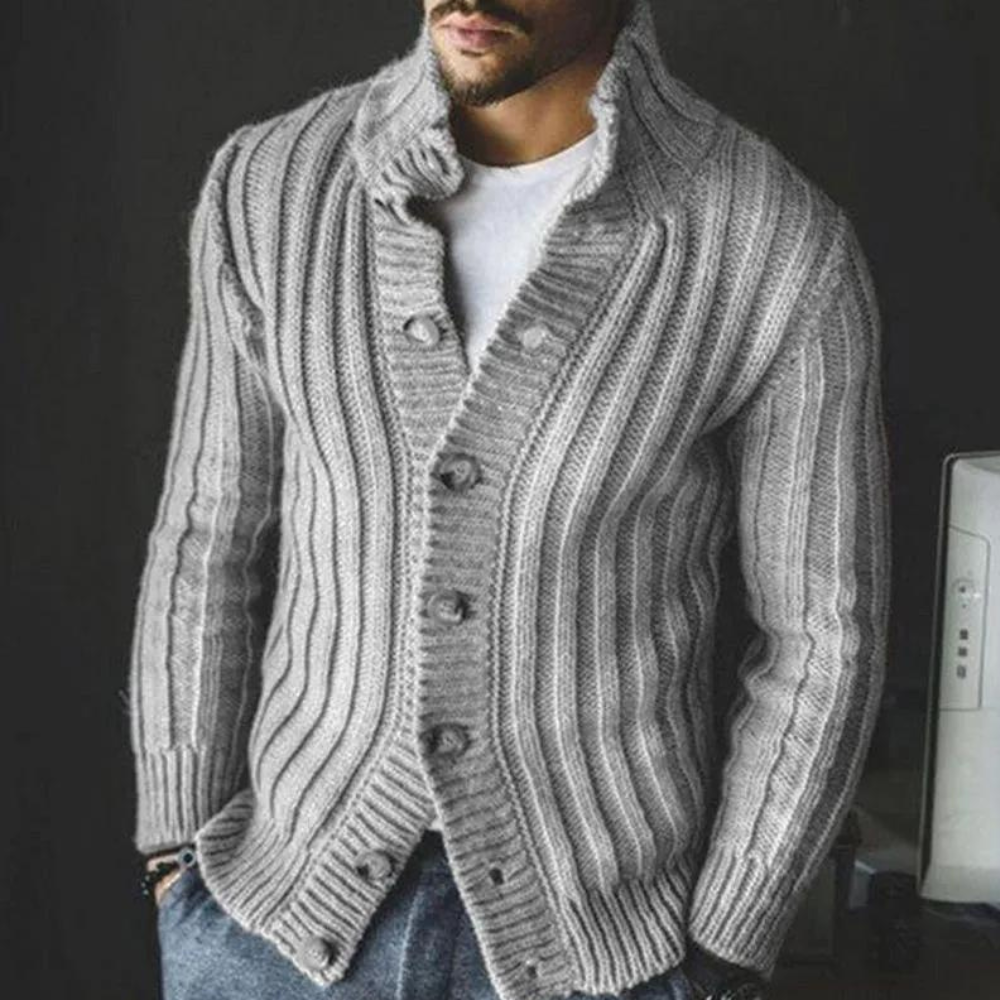 Robert | Elegant Men's Winter Cardigan