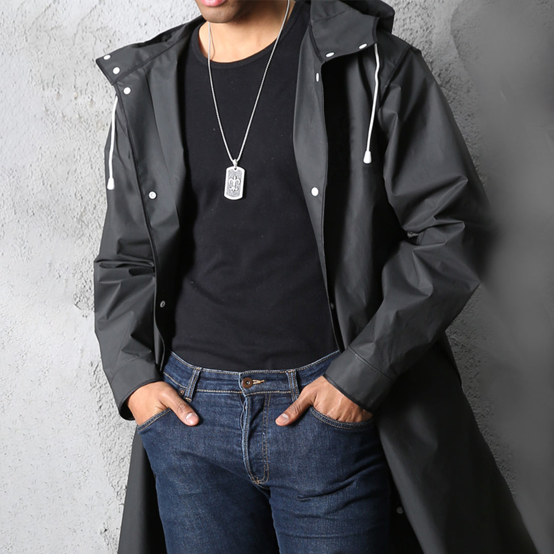 Jude | Men's Waterproof Rain Jacket with Hood | Ideal for Wet Weather