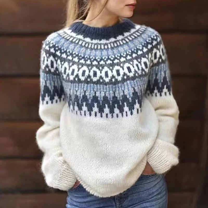 Cleo | Elegant Women's Cashmere Sweater for Winter Warmth