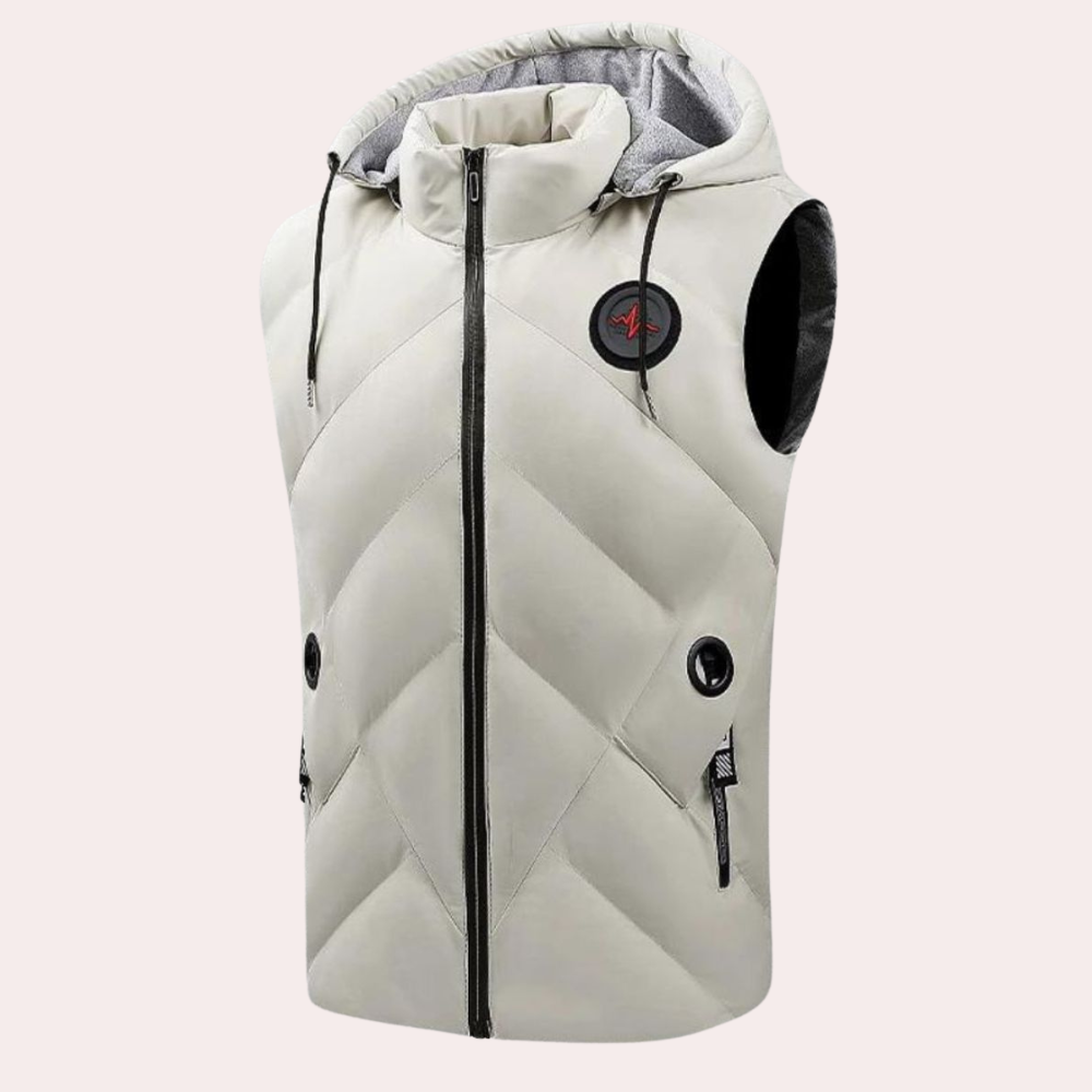 Ezra | Men's Gilet with Hood