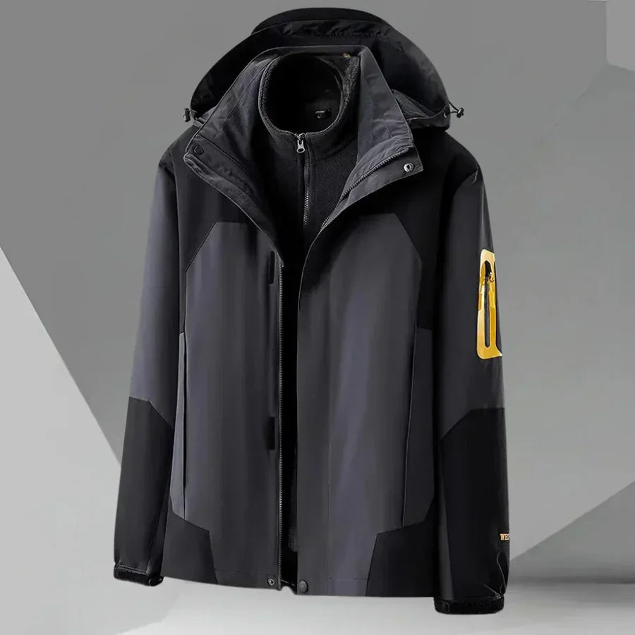 Luca | Waterproof Rain Jacket for Men | Hooded Windbreaker