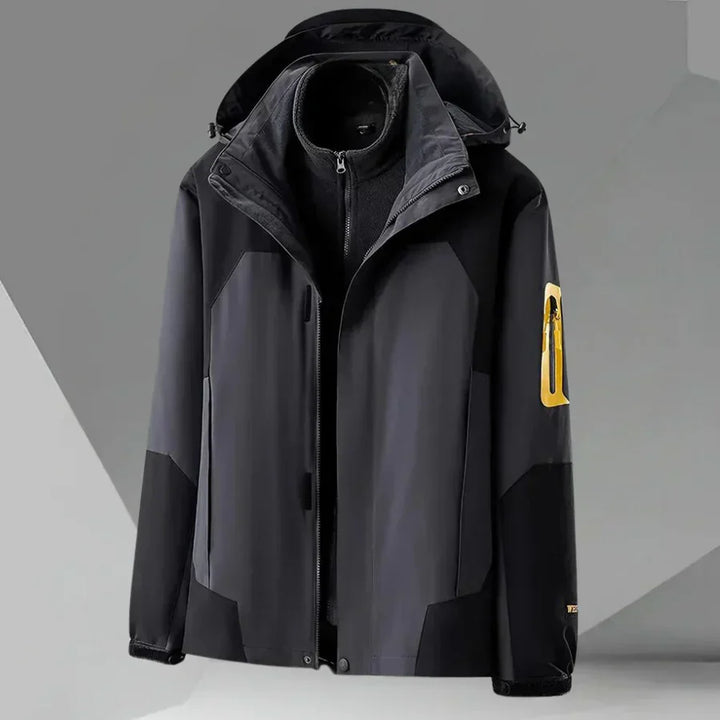 Luca | Waterproof Rain Jacket for Men | Hooded Windbreaker