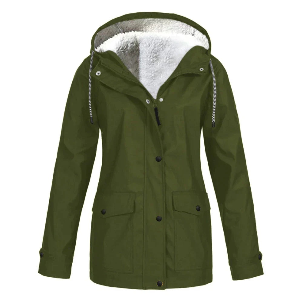 Anna | Elegant Women's Raincoat with Warmth