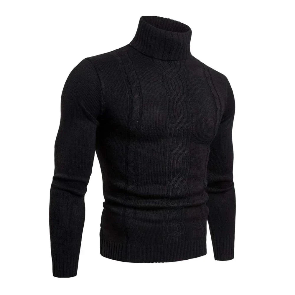 Alexander | Cotton turtleneck sweater for men