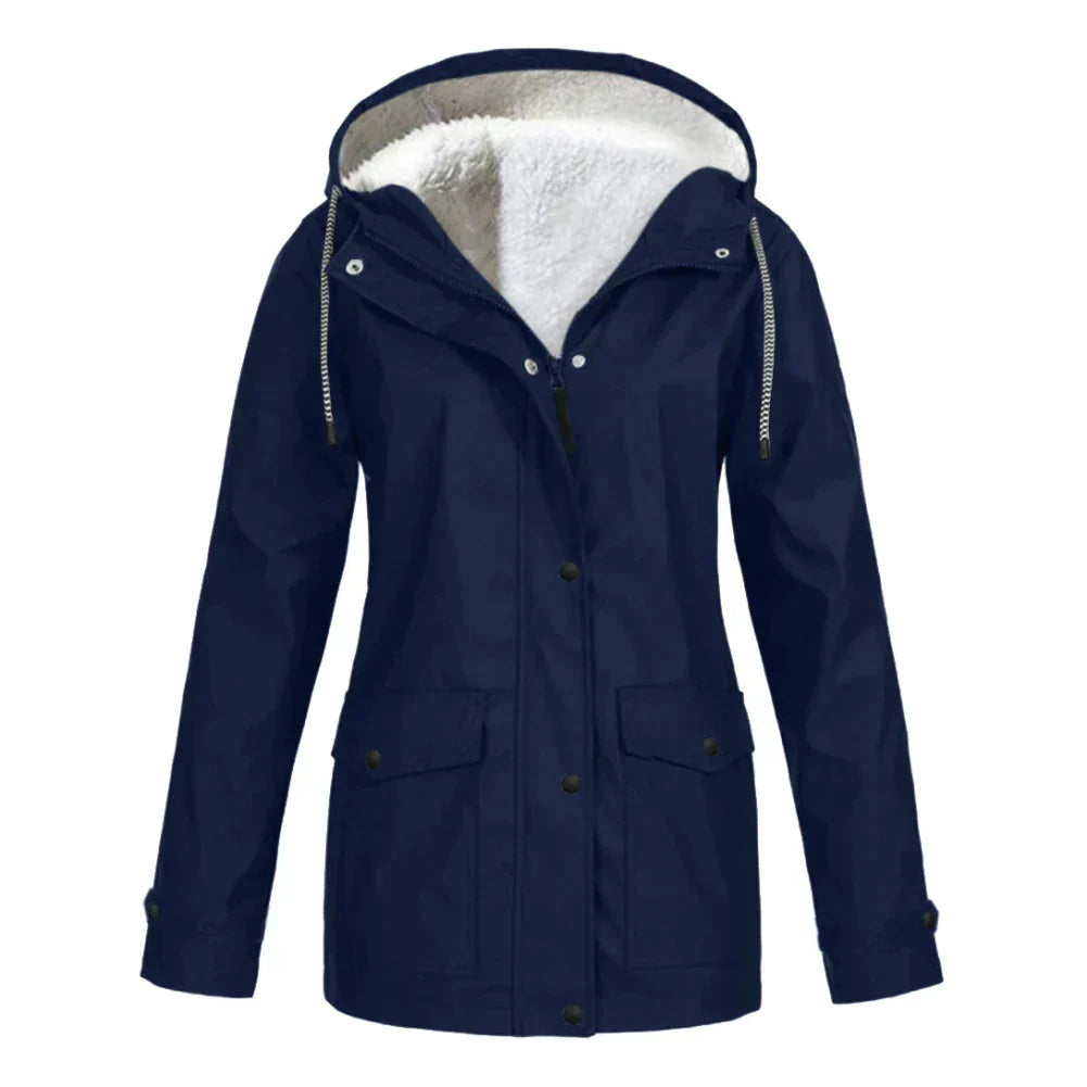 Anna | Elegant Women's Raincoat with Warmth