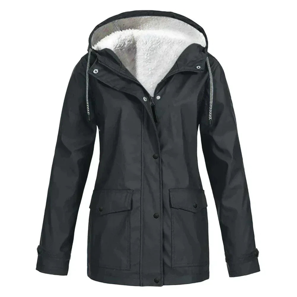 Anna | Elegant Women's Raincoat with Warmth