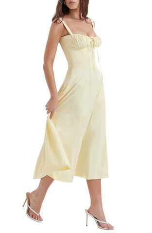 Sally | Floral Elegance Spring Party Dress