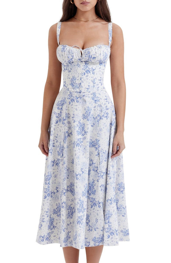 Sally | Floral Elegance Spring Party Dress