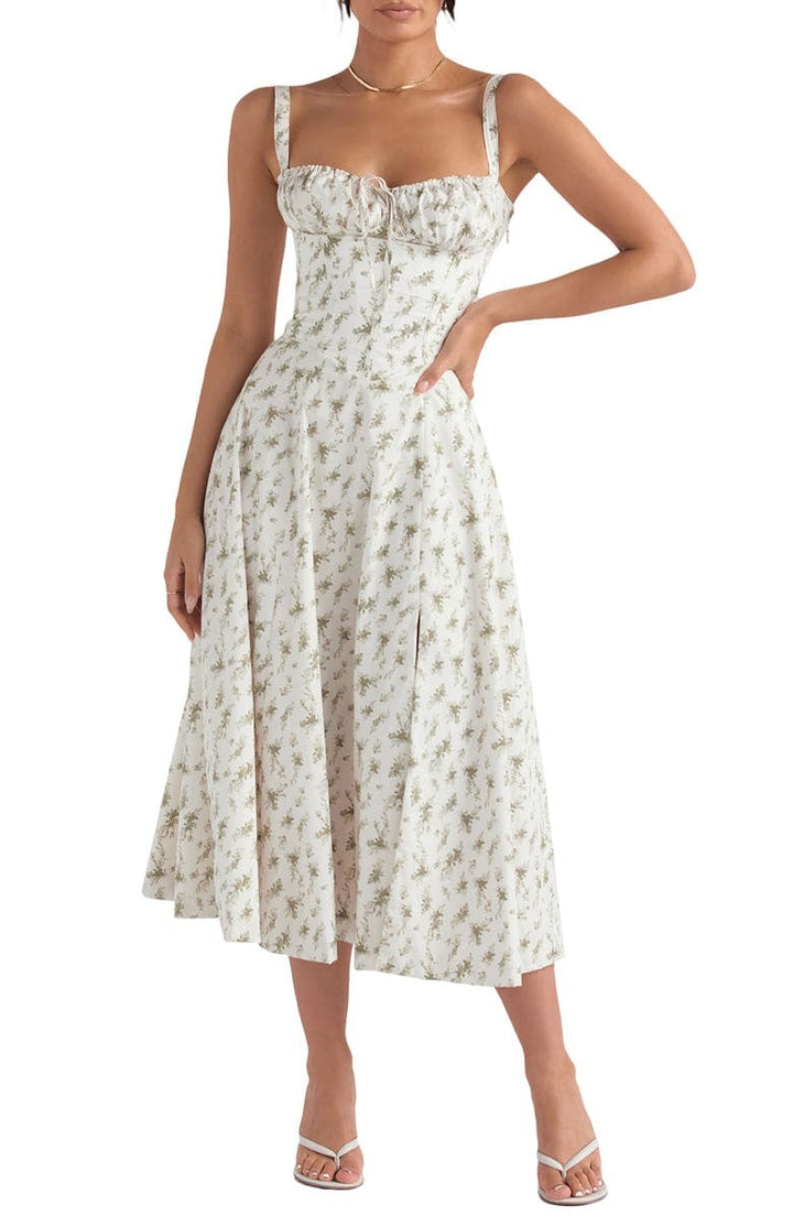 Sally | Floral Elegance Spring Party Dress