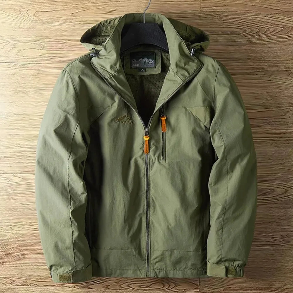 Tobias | Men's Waterproof Rain Jacket | Breathable Outdoor Coat
