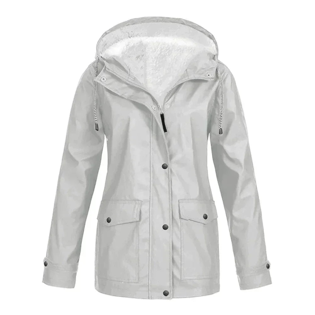 Anna | Elegant Women's Raincoat with Warmth