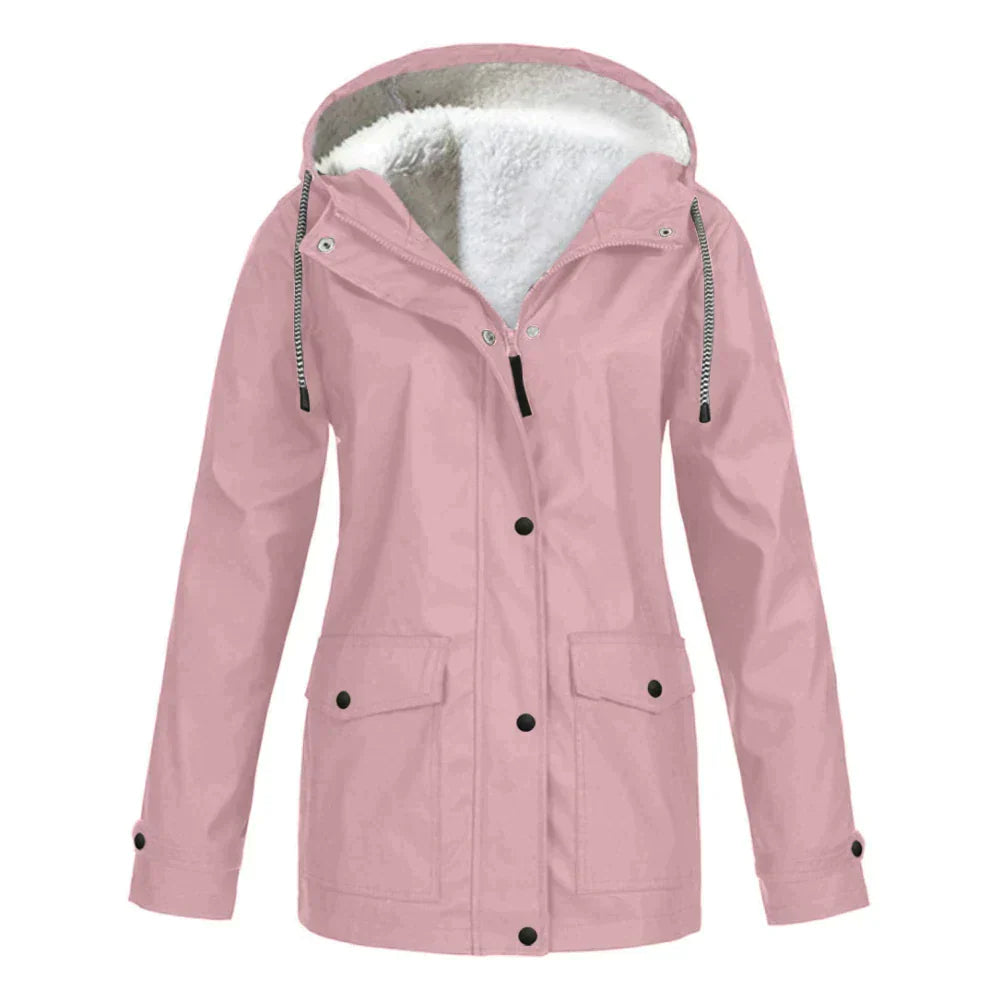 Anna | Elegant Women's Raincoat with Warmth