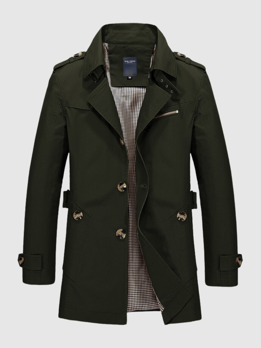 Axel | Men's Waterproof Rain Jacket | Cotton | Stylish & Versatile