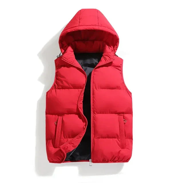 Caleb | Men's Gilet with Detachable Hood