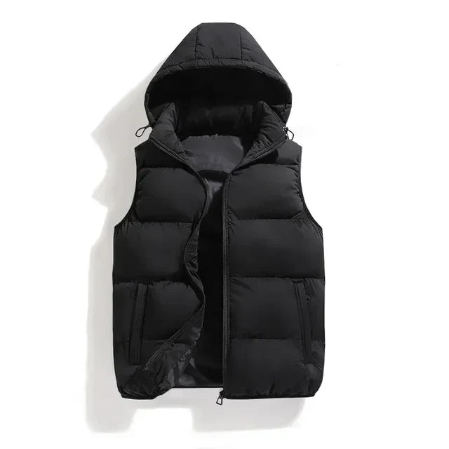 Caleb | Men's Gilet with Detachable Hood