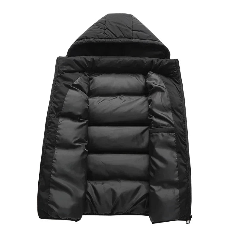 Caleb | Men's Gilet with Detachable Hood