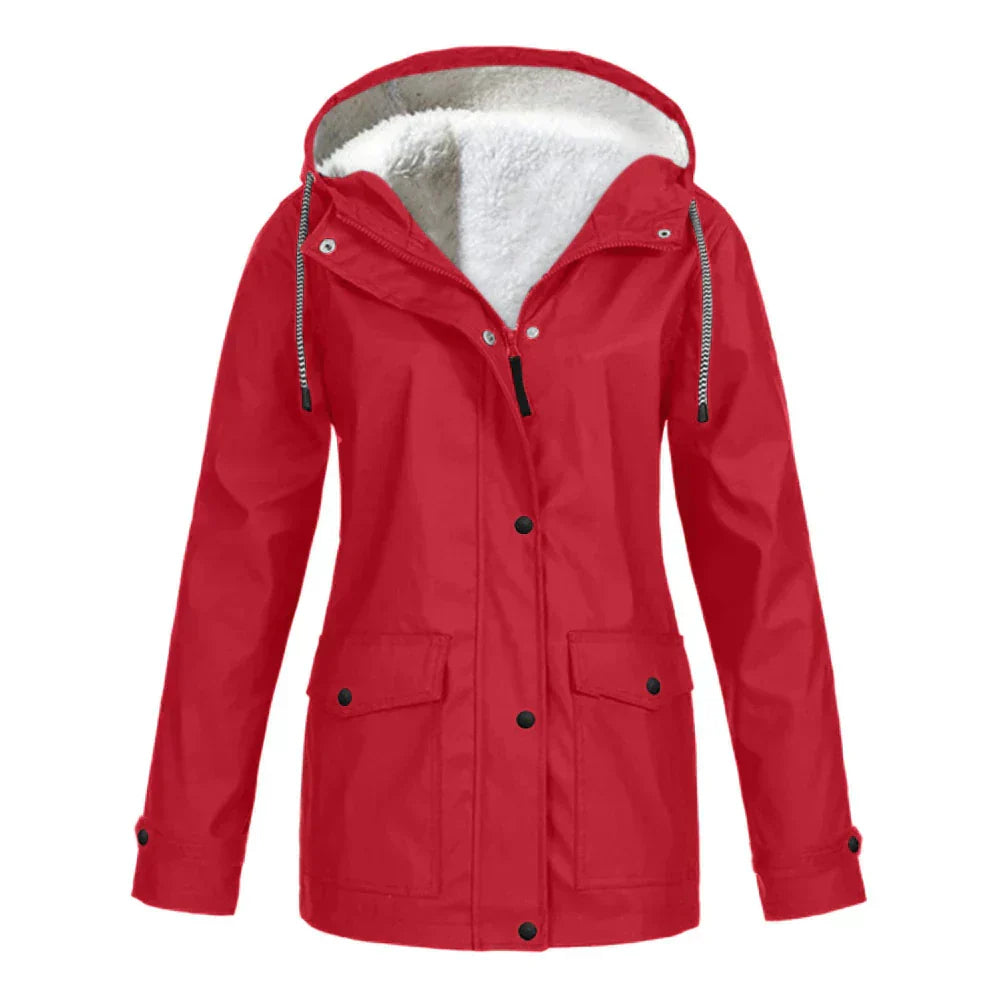 Anna | Elegant Women's Raincoat with Warmth