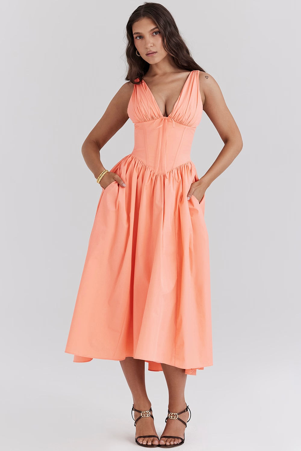 Sophia | Chic Floral Sundress for Sunny Days