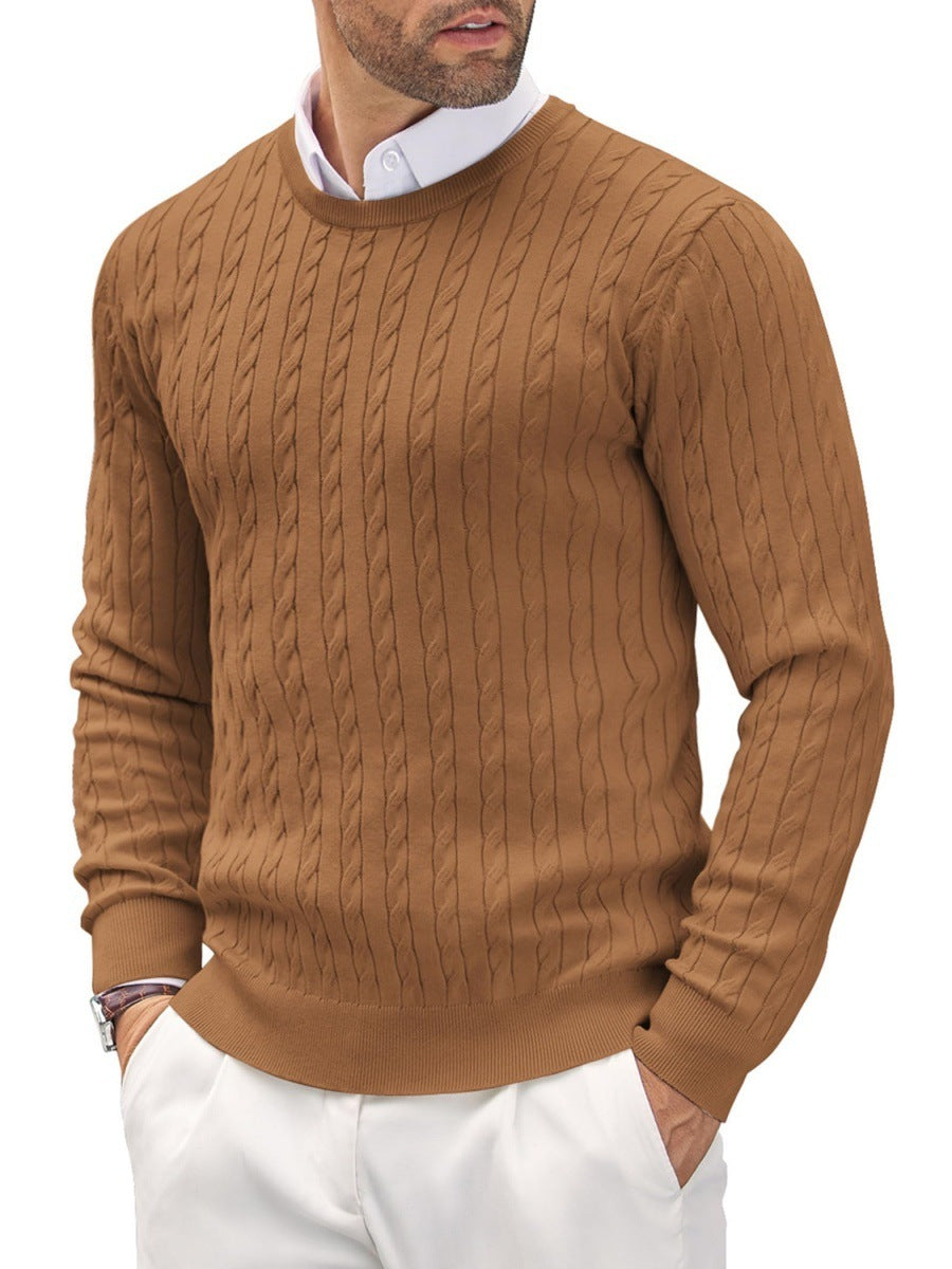 Arthur | Men's Slim Fit Fine Knit Crew Neck Sweater