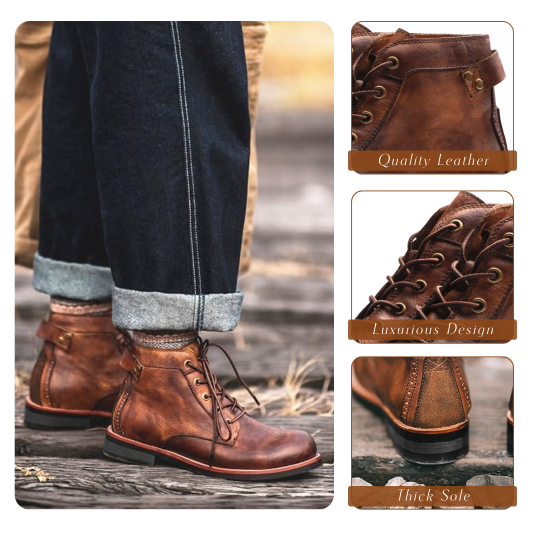 William | Men's Classic Leather Boots
