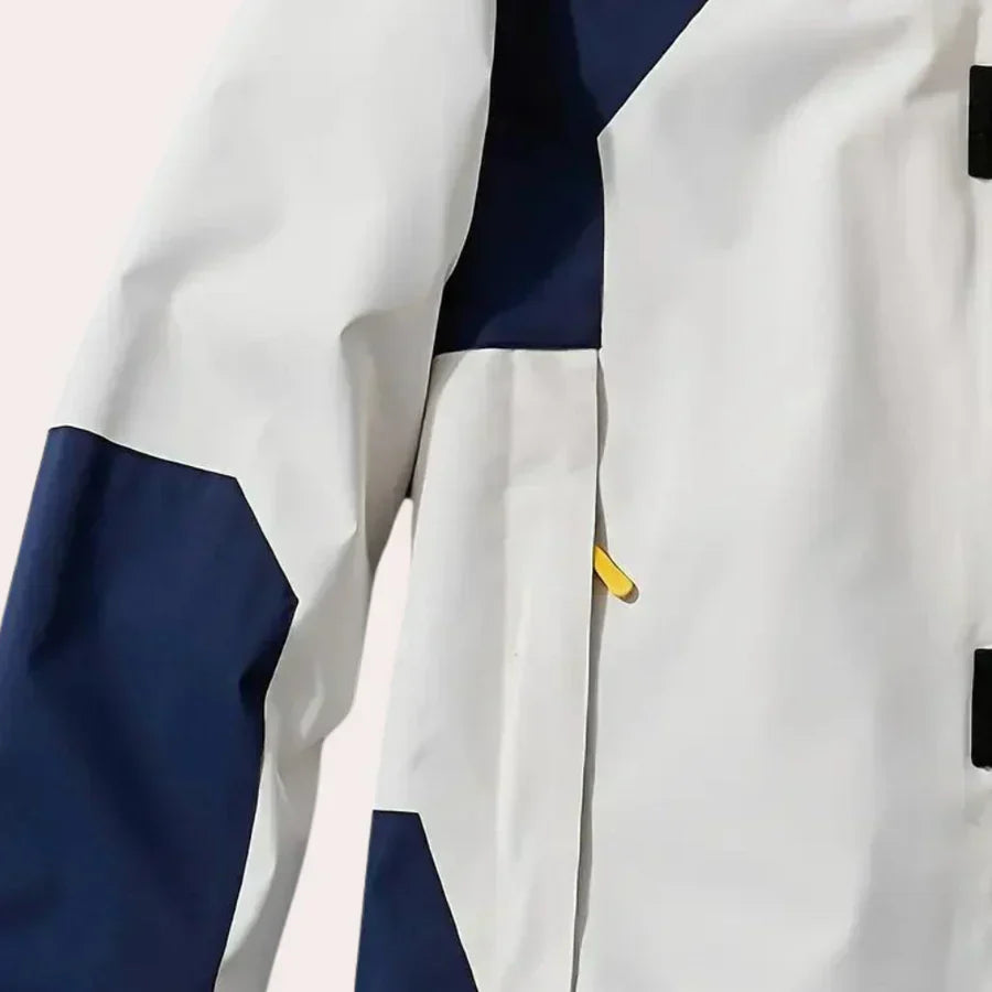 Luca | Waterproof Rain Jacket for Men | Hooded Windbreaker