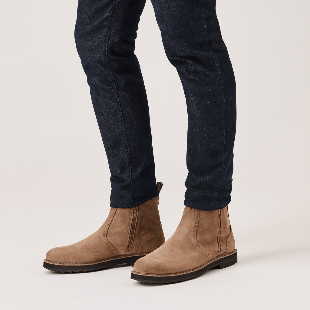 Spencer | Men's Chelsea Zipper Boots