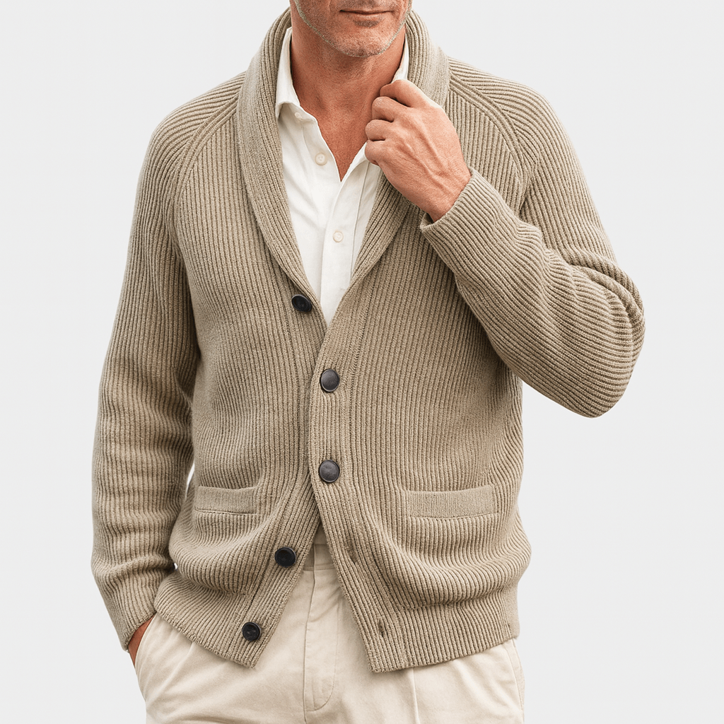Michael | Men's Deluxe Knit Cardigan