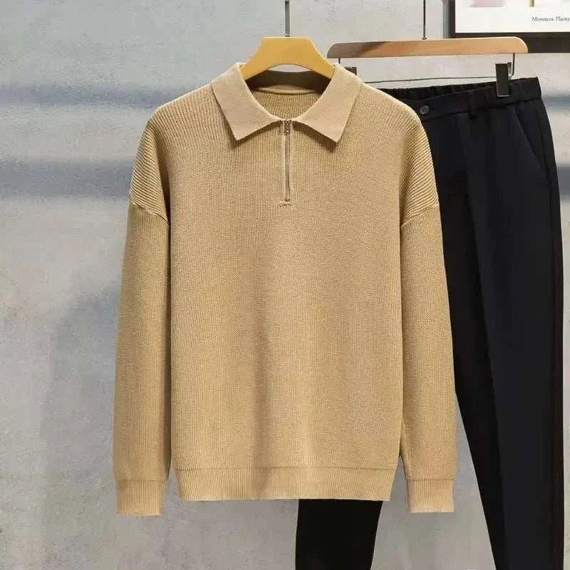 John | Men's Half-Zip Knit Sweater