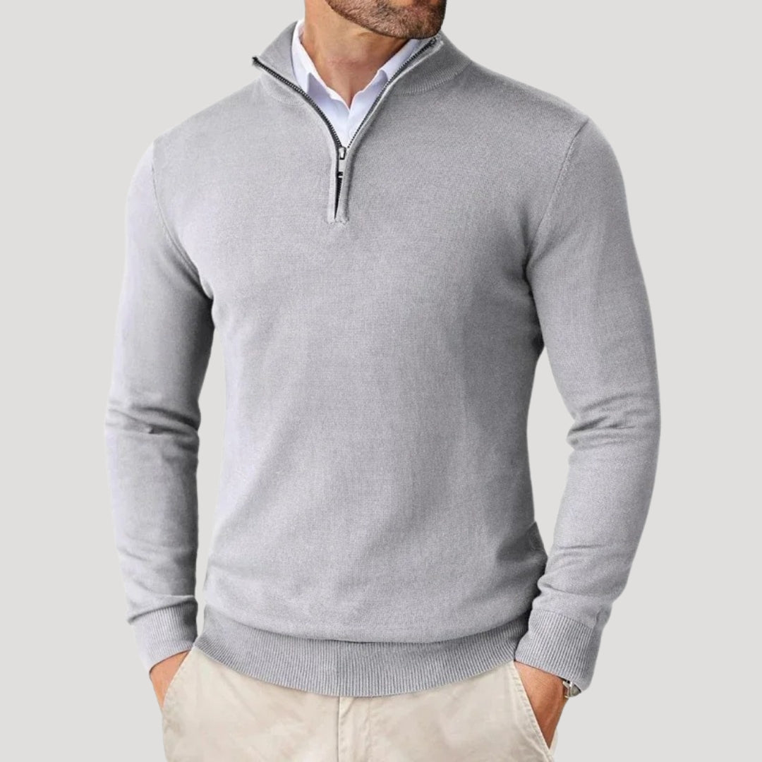 Christopher | Men's Smart Casual Half-Zip Sweater