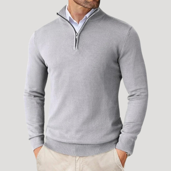 Christopher | Men's Smart Casual Half-Zip Sweater