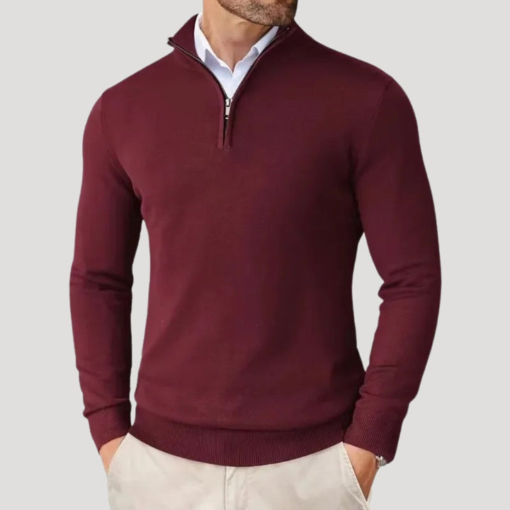 Christopher | Men's Smart Casual Half-Zip Sweater