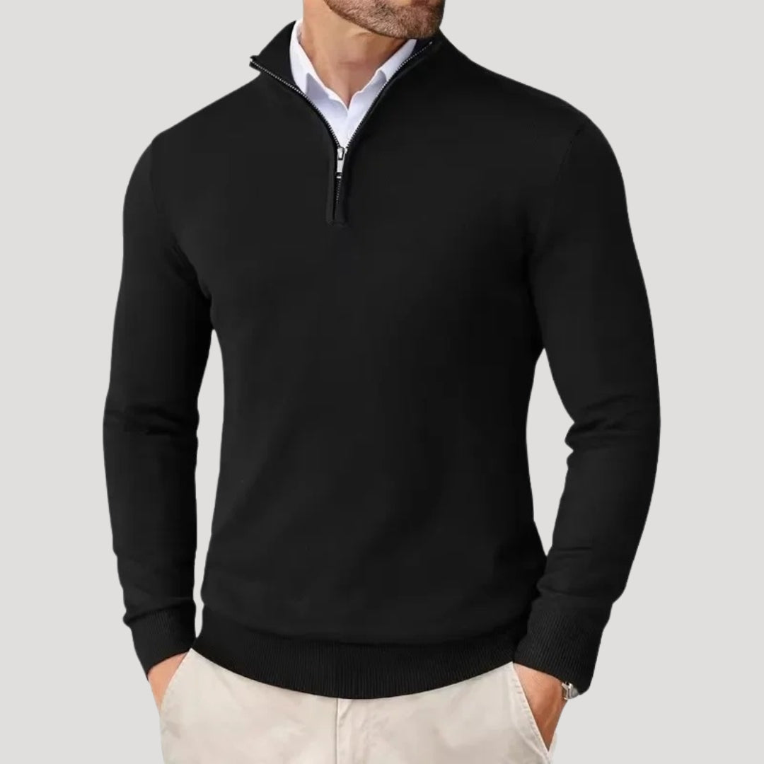 Christopher | Men's Smart Casual Half-Zip Sweater