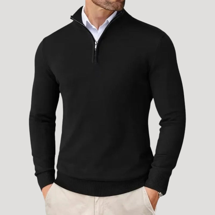 Christopher | Men's Smart Casual Half-Zip Sweater