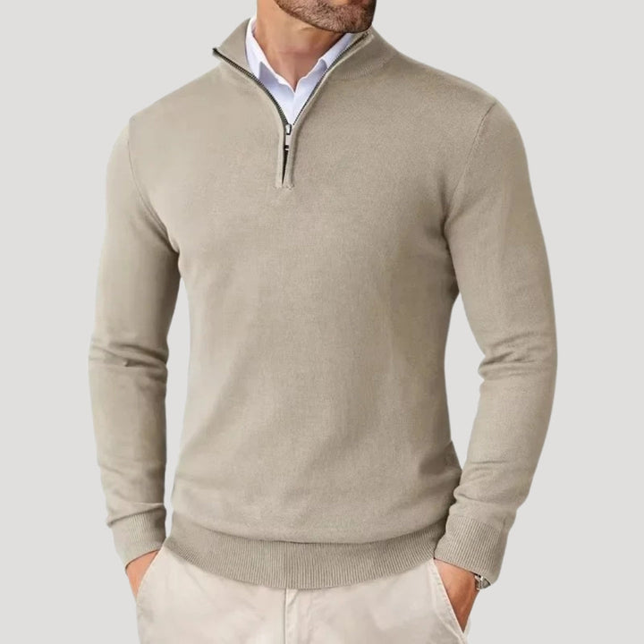 Christopher | Men's Smart Casual Half-Zip Sweater