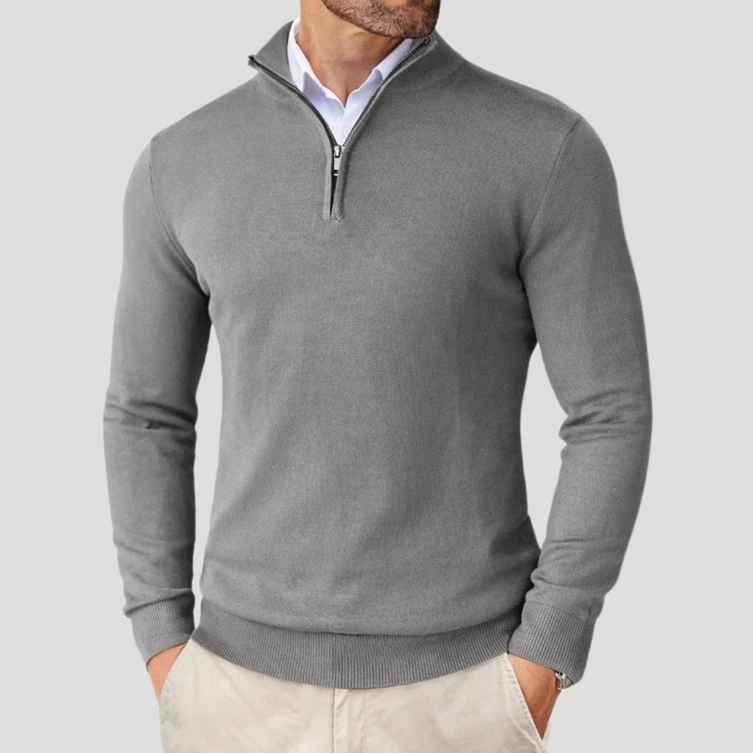 Christopher | Men's Smart Casual Half-Zip Sweater