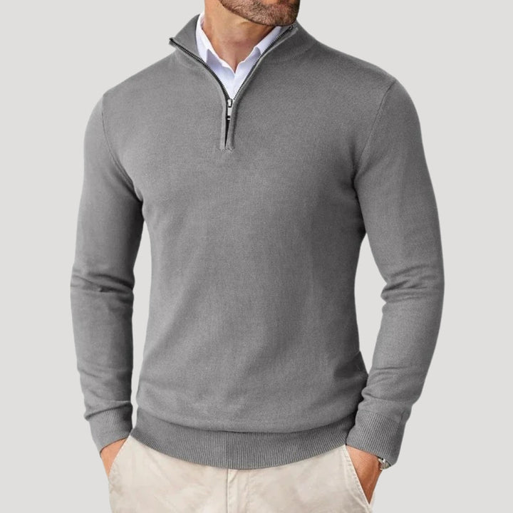 Christopher | Men's Smart Casual Half-Zip Sweater