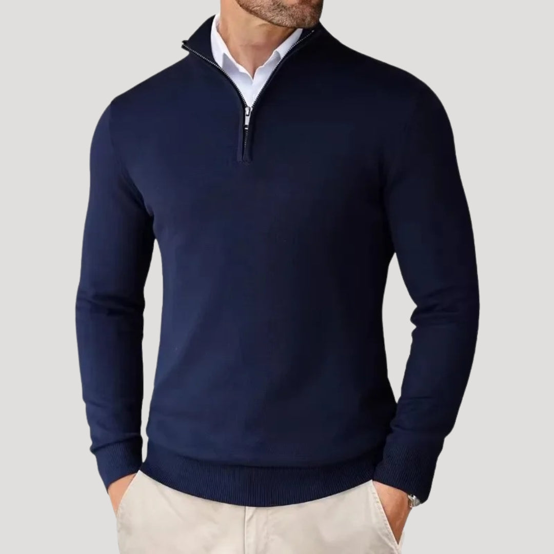 Christopher | Men's Smart Casual Half-Zip Sweater