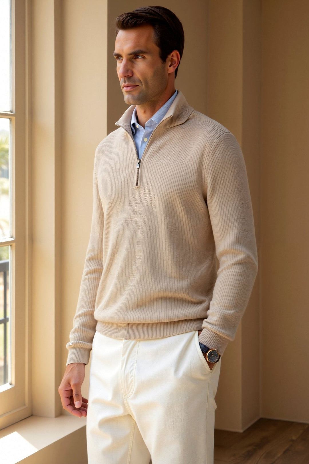 Mark | Men's Classic Knitted Wool Sweater