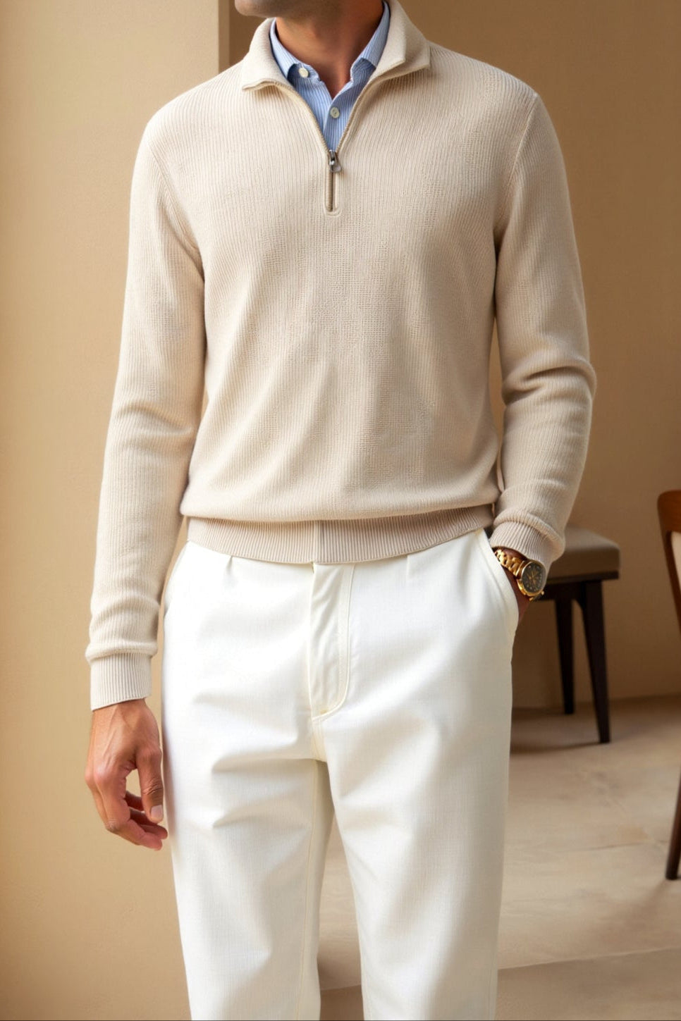 Mark | Men's Classic Knitted Wool Sweater