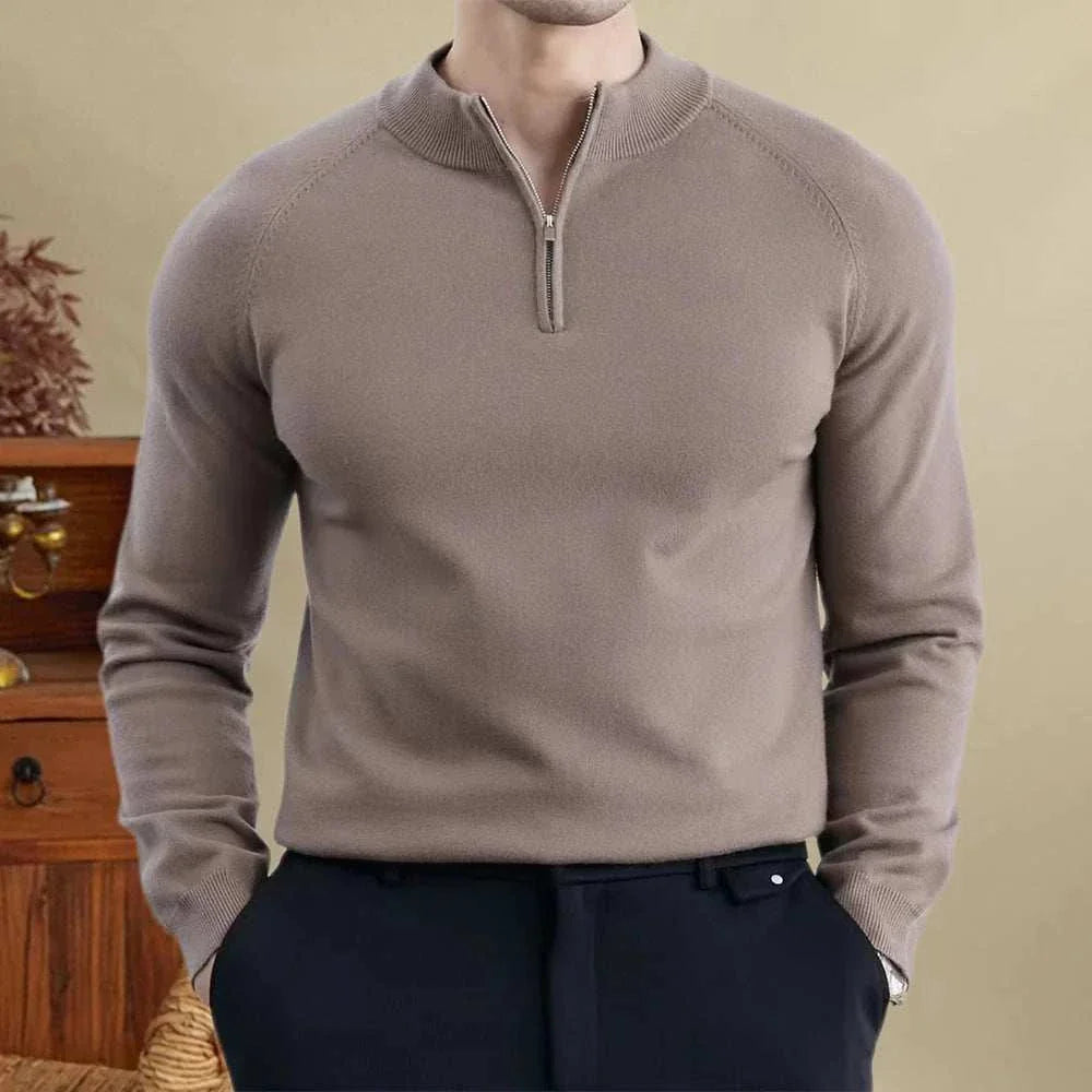 James | Men's Slim Fit Wool Sweater
