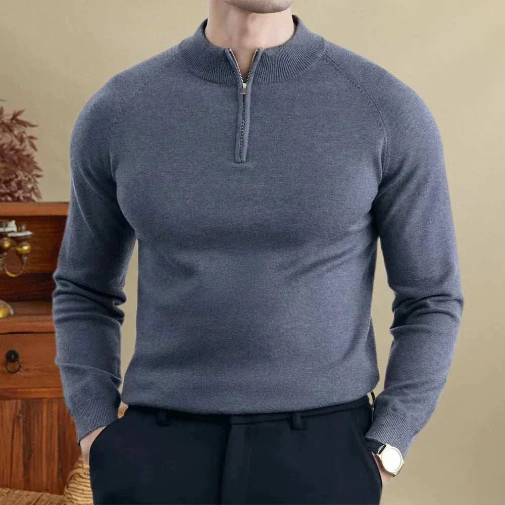 James | Men's Slim Fit Wool Sweater