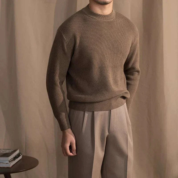 Matthew | Men's Ribbed Wool Sweater