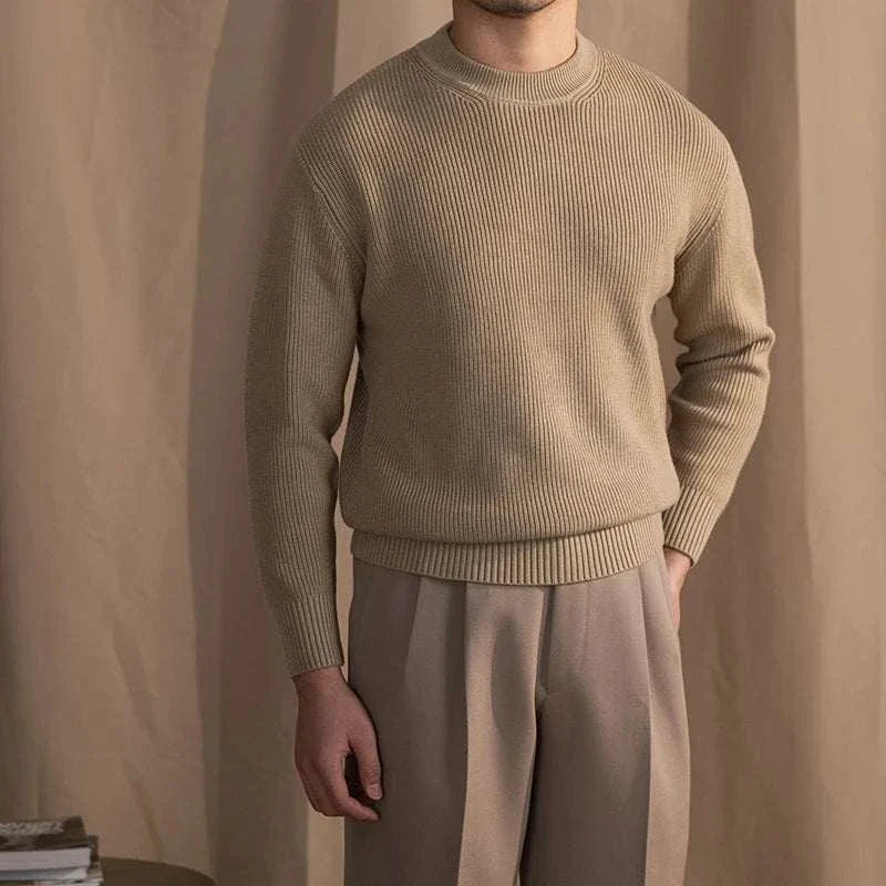 Matthew | Men's Ribbed Wool Sweater