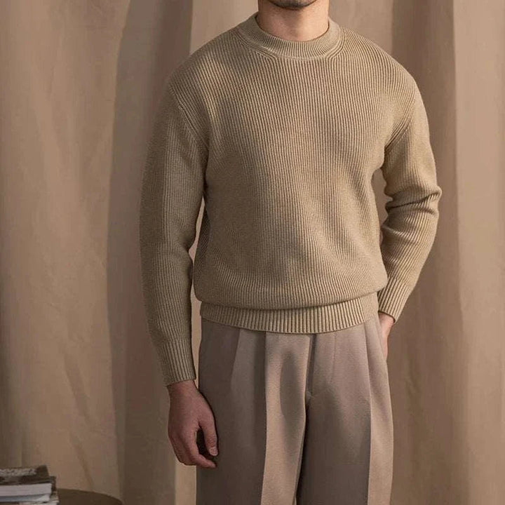 Matthew | Men's Ribbed Wool Sweater