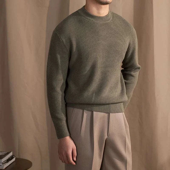 Matthew | Men's Ribbed Wool Sweater