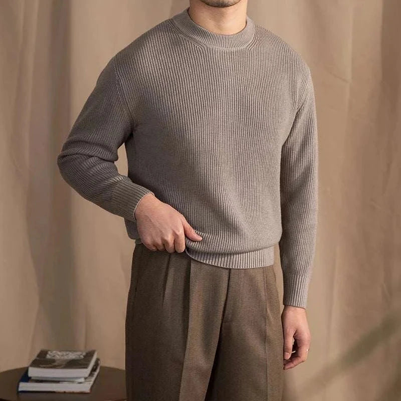 Matthew | Men's Ribbed Wool Sweater