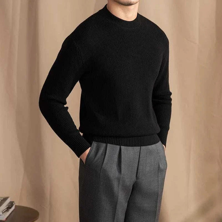 Matthew | Men's Ribbed Wool Sweater
