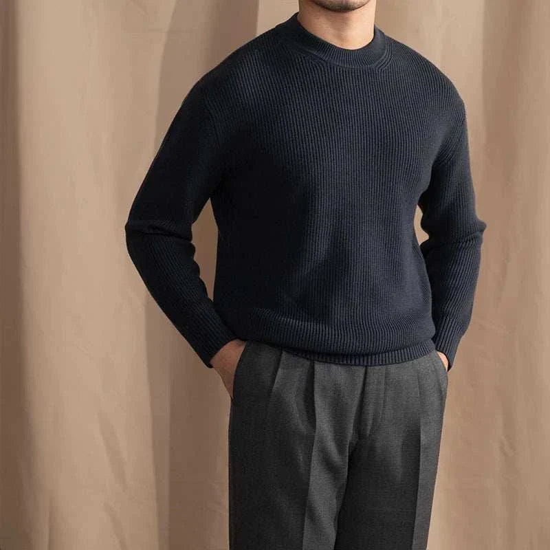 Matthew | Men's Ribbed Wool Sweater