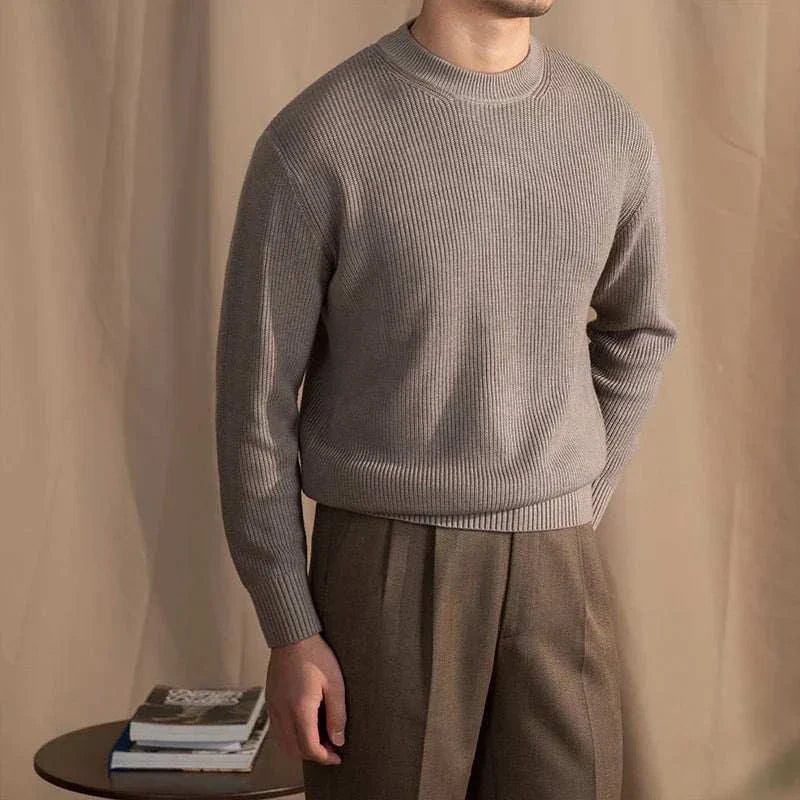 Matthew | Men's Ribbed Wool Sweater