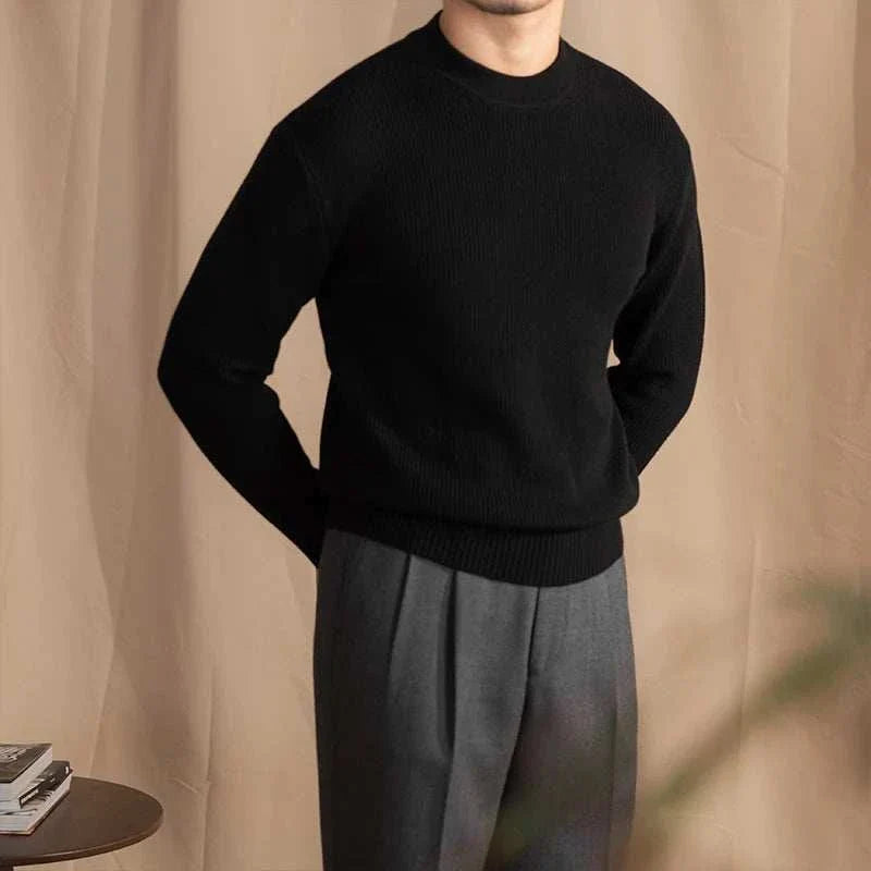 Matthew | Men's Ribbed Wool Sweater